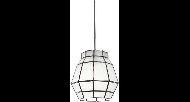 PTMD Design plafond lamp ijzer maat in cm: 29 x 29 x 30 - Zwart - Zwart
