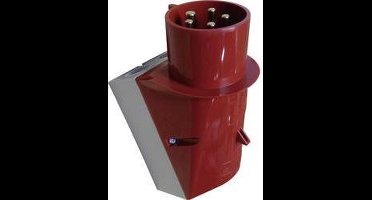 Mennekes Wandtoestelst 16a5p6h400v rood - M342