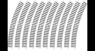 N Minitrix rails 14920 Gebogen rails 30 ° 295.4 mm 10 stuk(s)