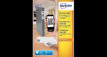 Avery Productetiketten 35 X 35 Mm Fsc Papier Wit 875 Stuks