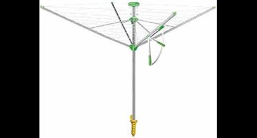 Juwel Droogmolen Novaplus 500 Easy - incl. grondanker en beschermhoes - 42.8m - automatische spansysteem