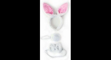 Witte Luxe bunny set