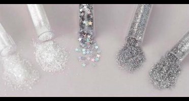 Glitterset assorti Snow White 1.8 Gram 5 Stuks