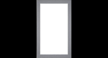 Passe-Partout Fotomaat 25x45 cm - Lijstmaat 30x50 cm - Grijs - Museumkarton - Fotolijst niet inbegrepen