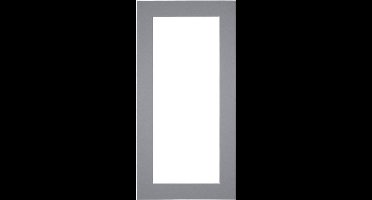 Passe-Partout Fotomaat 20x50 cm - Lijstmaat 30x60 cm - Grijs - Museumkarton - Fotolijst niet inbegrepen