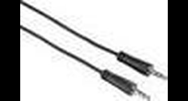 Hama 3.5mm 1.5m audio kabel 1,5 m Zwart