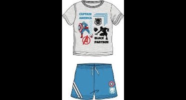 Marvel The Avengers 2-delige set / sportset - grijs/blauw - maat 134/140 (10 jaar)