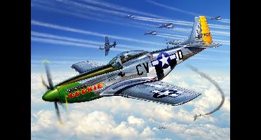 Revell Modelbouwpakket Militaire voertuigen - 04148 P-51D Mustang Plastic - 1:72 - Modelbouw