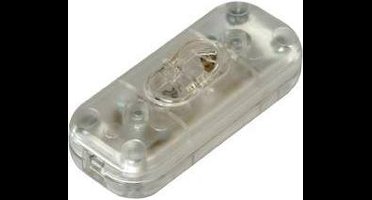 Kopp 191310089 Snoerschakelaar Met trekonlasting Transparant 1x uit/aan 2 A 1 stuk(s)