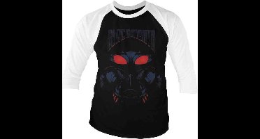DC Comics Aquaman Raglan top -XL- Black Manta Zwart/Wit