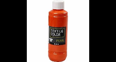 Textile Color, oranje, pearl, 250 ml