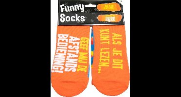 Sokken - Als je dit kunt lezen geef mij de afstandsbediening - Funny socks
