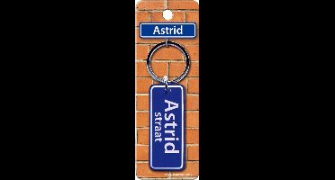 Paper Dreams Sleutelhanger Astrid Straat 9 X 3 Cm Staal Blauw