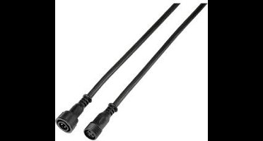 TRU COMPONENTS 558381 Ronde connector afgewerkt Stekker, recht, Bus, recht Totaal aantal polen: 4 1 stuk(s)