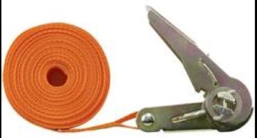 TOOLCRAFT TO-6802776 Spanband (eendelig) Trekkracht (lc) vastbinden (enkel/direct): 350 daN (l x b) 6 m x 25 mm Ratelin