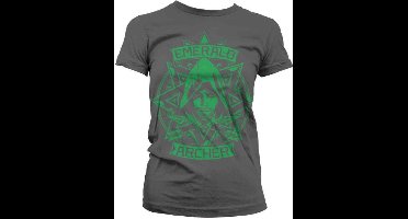 DC Comics Arrow Dames Tshirt -2XL- Emerald Archer Grijs
