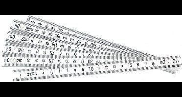 Brüder Mannesmann 810-PVC Duimstok - PVC - 2m