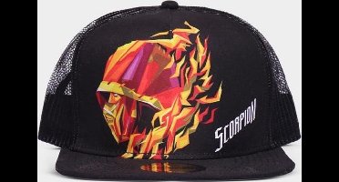Mortal Kombat Trucker pet Scorpion Zwart