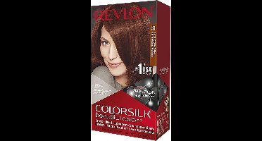 Haarkleur Zonder Ammoniak Colorsilk Revlon Donker koper kastanje