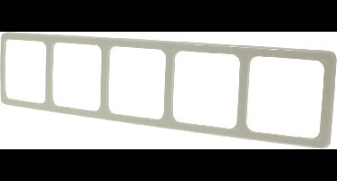 Peha Standaard Inbouw Afdekplaat - 5-voudig - Crème