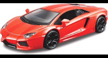 Modelauto Lamborghini Aventador oranje 1:32 - speelgoed auto schaalmodel