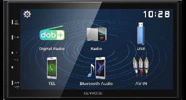 Kenwood DMX-129DAB - 2DIN DAB+ Autoradio