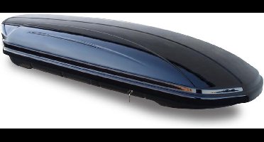 580 Liter Zwarte Dakkoffer met Imperiaal - Geschikt voor Mercedes GLC (Vanaf 2015)