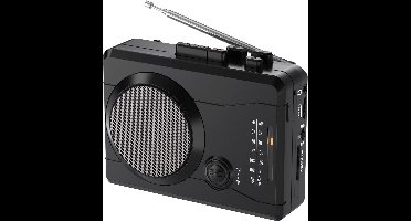 Stunq® Cassettespeler en Audio Recorder met Digitale Overdracht en Radiofunctie