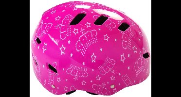Volare Fiets/Skatehelm - Roze - 55-57 cm