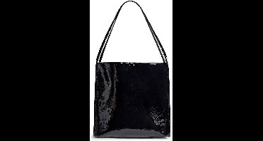 Ted Baker schoudertas Baailey Thin Strap Crinkle Tote Bag Black zwart