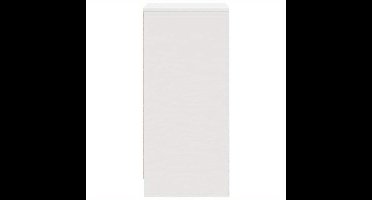 Dressoir – Kast – Opbergmeubel – Ladekast – Sideboard – Wit – Compact 37,5x35x99 cm – Hoogwaardige Hout & Kunstplaat