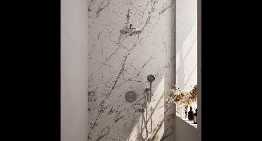 Brauer Brushed Carving Thermostatische Regendoucheset Inbouw - Hoofddouche 30 cm - Rechte Wandarm - 3 Weg - Handdouche Rond 3 Standen - Doucheslang - Wandaansluitbocht - Rvs