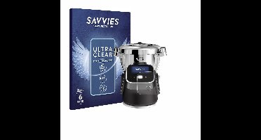 Savvies - Screenprotector voor Moulinex i-Companion Touch Pro - Folie Beschermfolie transparant 6 Stuks