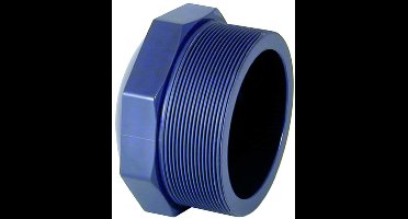 PVC Stop 1/4 inch with AG Buitendraad PN10