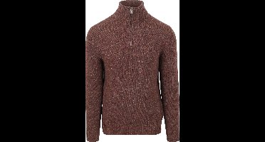 McGregor Half Zip Trui Merinowol Bruin - Maat XXL - Heren - Pullovers