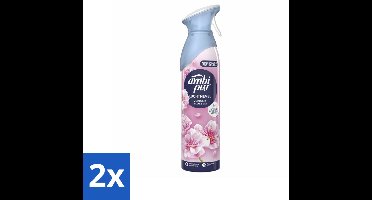 Ambi Pur - Air Effects - Spray Luchtverfrisser - Vleugje Bloesem - 185 ml - Voordeelverpakking - 2 stuks