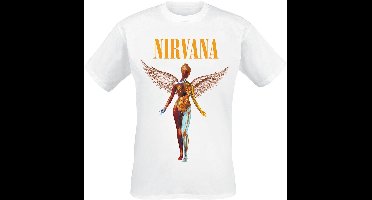 Nirvana In utero Heren T-shirt - wit - XL
