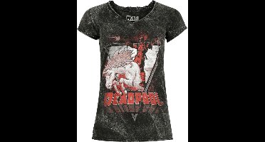 Deadpool Deadpool - Unicorn Dames T-shirt - donkergrijs - XL