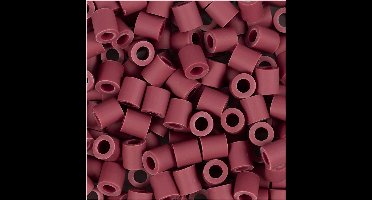 Nabbi strijkkralen BioBeads Burgundy 1000 stuks milieuvriendelijk.