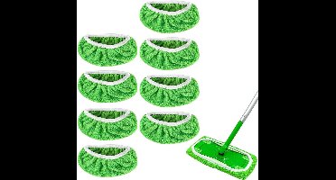 Cosensi - Herbruikbare Sweeper Mop Doeken 8 stuks voor Nat en Droog Dweilen - Vloerreiniging van Harde en Houten Vloeren