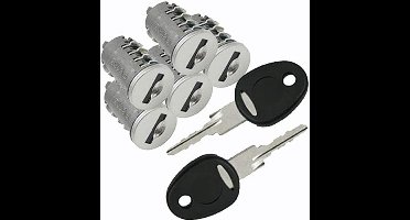 Sloten set 5x Steekcilinder Slot voor Caravan en Camper - Universeel Type