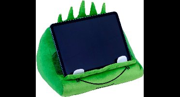 Eddy Toys Tablethouder Kussen 33x27x18 cm - Tablet Kussen met Opbergvak - Tablet Houder voor Bed en Bank - Tabletstandaard Kussen Groen - Tablethouder Kussen voor iPad en E-reader