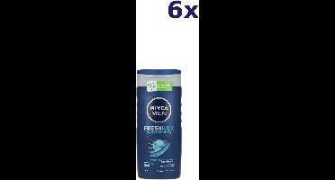 6x Nivea Douchegel Men – Fresh Kick 250 ml