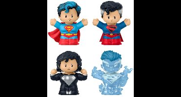 Mattel DC Comics Fisher-Price Little People Collector Mini Figuur 4-Pack Superman: Through the Ages 7 cm Mini-Figuur