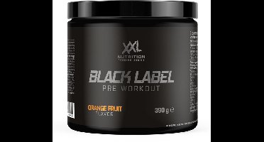 XXL Nutrition - Black Label Pre-Workout - Orange Fruit - 390 g