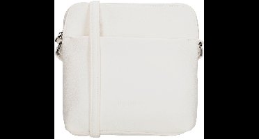 Beagles Tarragona Schoudertas - Crossbody - Ritsvakken - Dames - Imitatieleer - Dames Tas - Wit