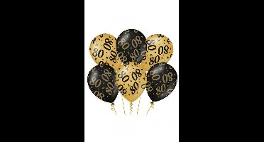 Classy party balloons - 80 jaar