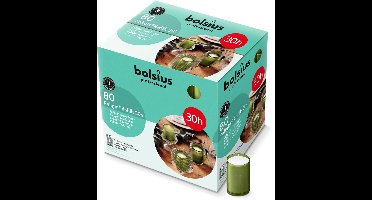 Bolsius - Horeca Relight - Navulling - 64/52 - 80 stuks per verpakking - Olijfgroen