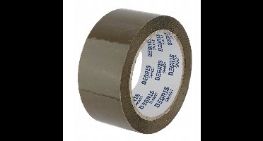 Bruine Pakkingstape SMART 48mm x 100m - Sterke Acryl Kleefkracht
