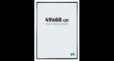 Your Decoration - Fotolijst 49x68 cm - Kunststof - Zwart Hoogglans - Evry